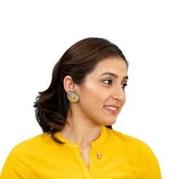 Shining Jewel - By Shivansh Contemporary Studs Earrings-image-4