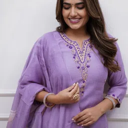 Sita Embroidered Viscose Rayon Kurta Set image 2