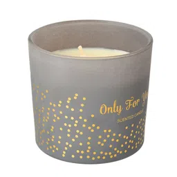 Myntra Elegant Homes Grey & Grey 1 pieces Jar Candle image 5