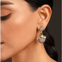 JAYPORE Geometric Drop Earrings image 4