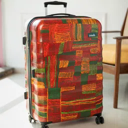ZOUK Indus Lattice Red Amorah Trolley Bag-picture-37