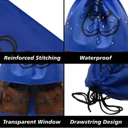 Aura Blue Set of 6 Regular Shoes Organiser Organisers image 5