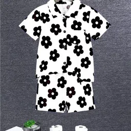 FASTDEAL Boys Printed Shirt With Shorts-picture-37