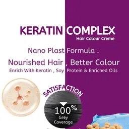 SKATCH PROFESSIONALS Nano Plast Formula Hair Color- 100 g -Dark Brown image 4