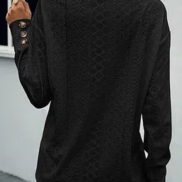 StyleCast x Revolte Women Self Design V-Neck Top image 5