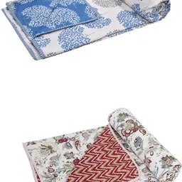 wonderlooks Floral Single AC Blanket for AC Room-picture-25