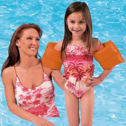 kidzoo Swimming Armbands & Google Pair Set Inflatable Pool Accessory Swimming Kit image 3