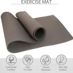 zenfit pro 6MM Premium Eva with Tpe blend Anti slip Tearless Yoga mat with carry Bag 6 mm Yoga Mat image 3