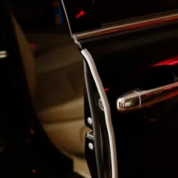 ride2joy White Car Door Edge Guards U Shape Edge Trim Rubber Seal Protector Guard Strip Car Beading Roll For Door, Bumper, Hood image 5