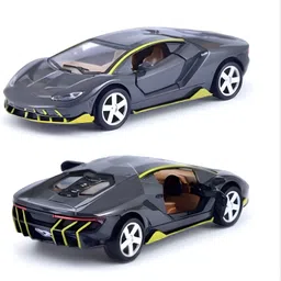 playnjoy Premium Metal Car Toy | Alloy Wheels & Rubber Tires | Openable Doors image 4