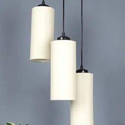 new era Garcia Off Off White Cotton Fabric Cluster Hanging Light image 2