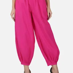 nypa Solid Rayon Women Harem Pants-picture-14