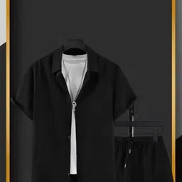 7starenterprise7 Shirt Chino Shorts Co-ords Set-picture-35