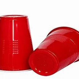priya party decoration (Pack of 20) Beer Pong Red Glasses -20Ct Glass Set Beer Glass-picture-21