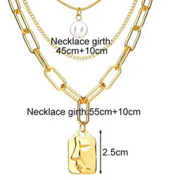 DESTINY JEWELS Gold-Plated Pearls Layered Necklace image 4