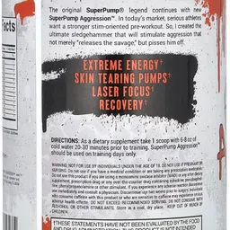 gaspari nutrition SuperPump Aggression - Next-Gen Pre Workout image 2
