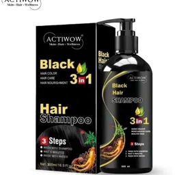 actiwow Black Hair Shampoo with Glow-Enhancing Botanicals-picture-16