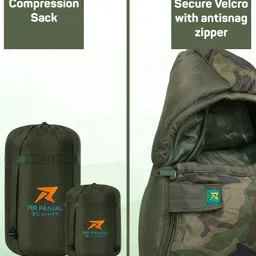 rocksport Pir Panjal +3°C to +10°C Mummy Sleeping Bag for Adult with Air Pillow Camping Sleeping Bag image 5