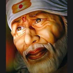 jog craft sai baba photo frame, sai baba photo, sai baba painting Digital Reprint 14 inch x 10 inch Painting-picture-21