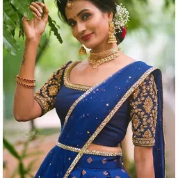 oasis Self Design Semi Stitched Lehenga Choli image 3