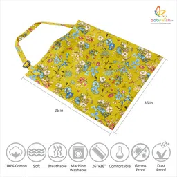 babywish BPR-NUR-2199-CT-PR-YEL-LILY Feeding Cloak image 2