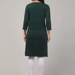 FAMBEE Women Woollen Kurta image 4