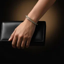 Anouk Women Brass Gold-Plated Bangle-Style Bracelet image 4