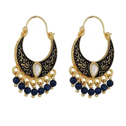 piah Gold-Plated Brass Artificial Beads Earrings-picture-19