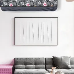 The Furnishing Tree Grey Plastic Air Conditioner Cover image 5