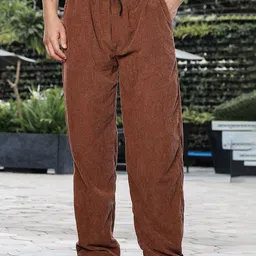 SWADESI STUFF Men Straight Fit Mid-Rise Trousers-picture-15
