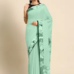BUTA BUTI Printed Polka Dot Pure Cotton Saree-image-39