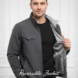 Body Mechanics Men Reversible Bomber Jacket image 2