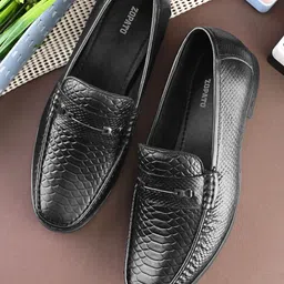 ZOPATO Men Leather Formal Loafers-picture-14