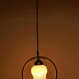 SOMIL Printed Glass Cylinder Ceiling Lamps image 3