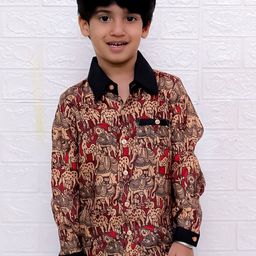 Twisha Boys Standard Opaque Printed Casual Shirt-picture-22