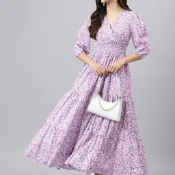 Femvy Women Floral Printed Daily Anarkali Kurta-image-34