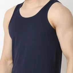 UnderJeans by Spykar Pure Cotton Innerwear Vests image 2