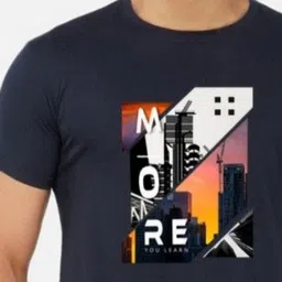 GLOBAL NOMAD Men 2 Printed Bio Finish Applique T-shirt image 5