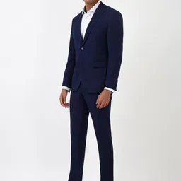 Peter England Elite Slim-Fit Single-Breasted Two-Piece Formal Suit image 4