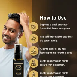 Gleara Root Hair Spray With Argan Oil & Vitamin E  - 50 ml image 4