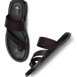 GABICCI Men Leather Comfort Sandals image 1