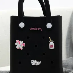 DressBerry Women Black PU Handbags-picture-11