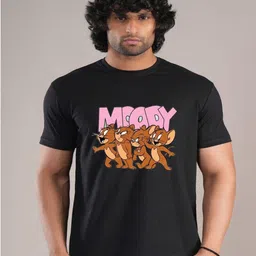 hesha FROSEN FOX Typography Round Neck Short Sleeves Printed T-shirt-picture-23