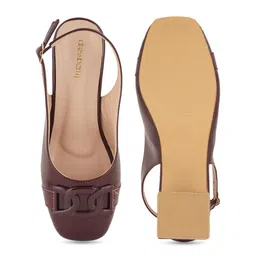 DressBerry Embellished Block Mules image 4