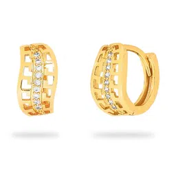 Luv Fashion Gold-Plated Hoop Earrings-picture-22