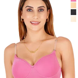 Liigne Women Pack of 4 Full Coverage Lightly Padded Everyday Bra-image-84