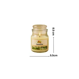 POOKIEMOON Jasmine Scented Soy Jar Candle image 3