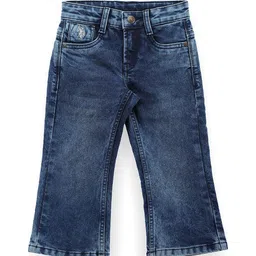 U.S. Polo Assn. Kids Boys Bootcut Mid-Rise Light Fade Stretchable Jeans-image-62