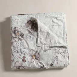 Changers Grey Printed Microfiber Mild Winter 350 GSM Reversible Double Bed Comforter image 2