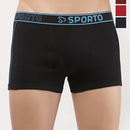 Sporto by Macho Men Pack Of 4 Anti-Rash Short Trunks Sprto_M1020-B1-M1-N1-R1-S-picture-16